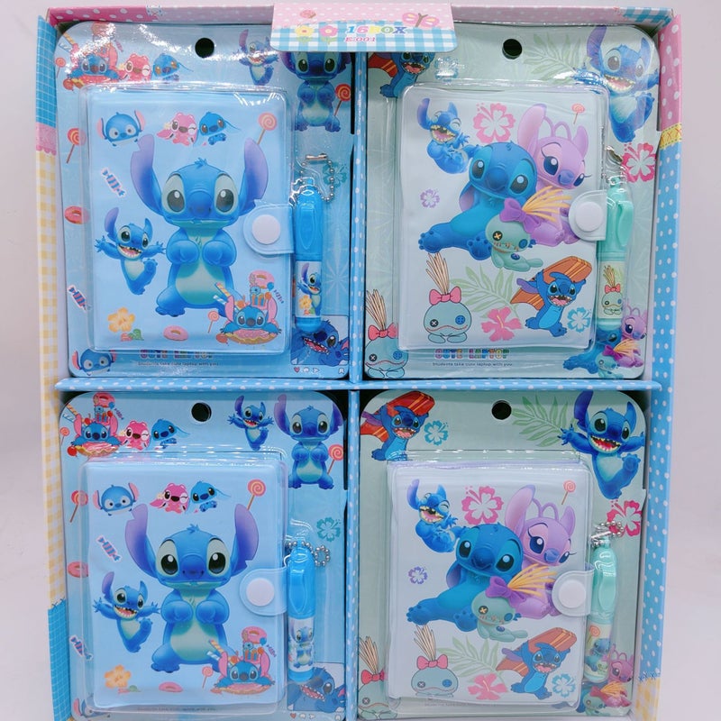 Cartoon Stitch Cute Handbook Notebook With Pen High-Looking Diary Student Diary - Image 5